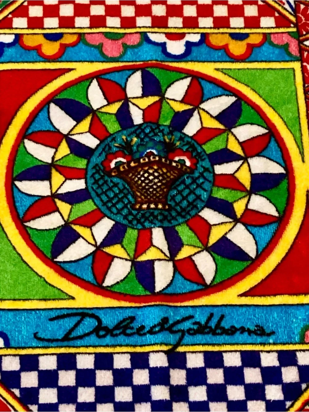 NWT Dolce and Gabanna Casa Carretto Siciliano guest towel